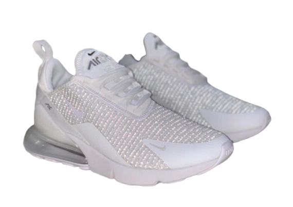 ⁦נעלי נייק-NIKE AIR MAX 270 SE White Gray⁩ – תמונה ⁦2⁩