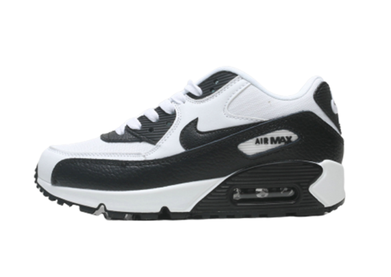 נעלי נייק-NIKE AIR MAX 90 White Black