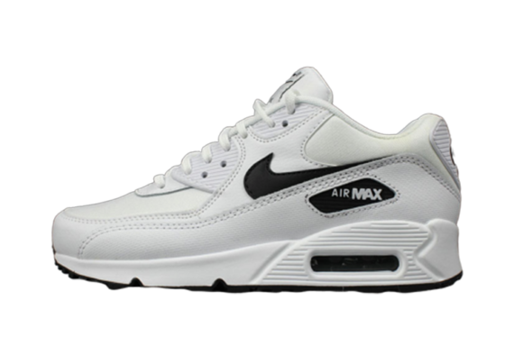 נעלי נייק-NIKE AIR MAX 90 White Black Gray