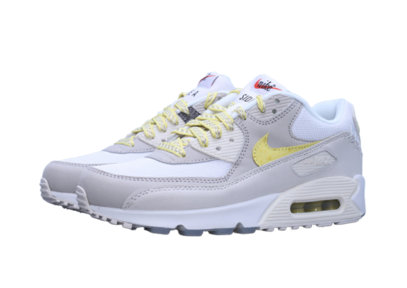 נעלי נייק-NIKE AIR MAX 90 White Gray