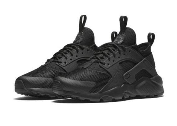 ⁦נעלי נייק-Nike Air Huarache Run Ultra Running  Black⁩ – תמונה ⁦2⁩