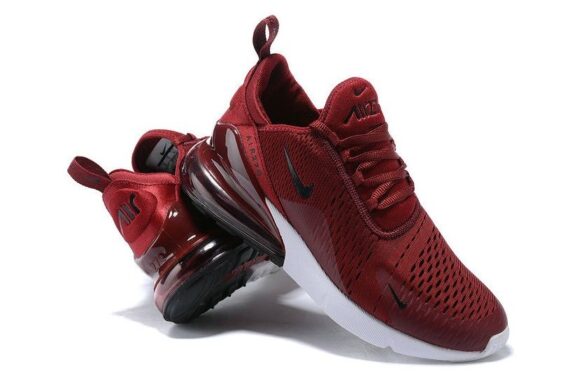 ⁦נעלי נייק-Nike Air Max 270 (Wine Red/Black/White)⁩ – תמונה ⁦3⁩