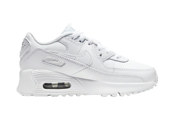 ⁦נעלי נייק-Nike Air Max 90 White⁩ – תמונה ⁦3⁩