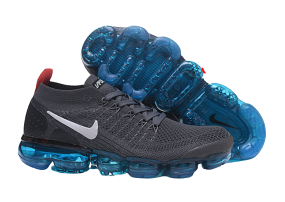 נעלי נייק-Nike Air VaporMax Flyknit 2.0 Black Blue