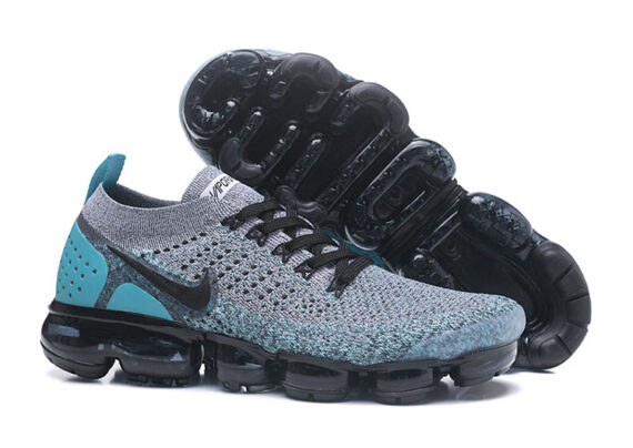 ⁦נעלי נייק-Nike Air VaporMax Flyknit  Blue Black⁩ – תמונה ⁦3⁩