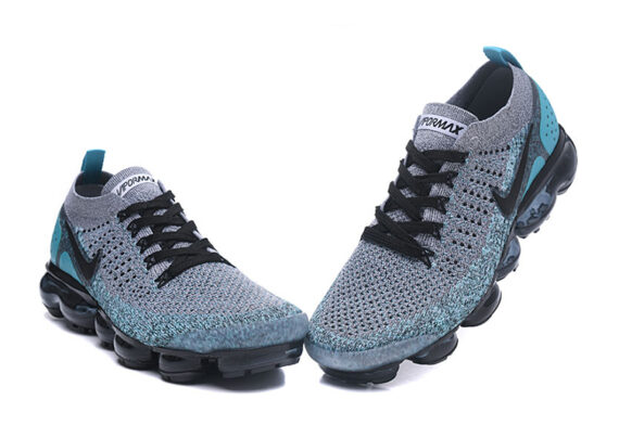 ⁦נעלי נייק-Nike Air VaporMax Flyknit  Blue Black⁩ – תמונה ⁦2⁩