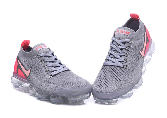 ⁦נעלי נייק-Nike Air Vapor Max Flyknit 2.0W Gray Pink⁩ – תמונה ⁦2⁩