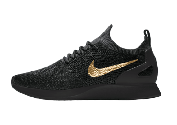 נעלי נייק-Nike Air Zoom Mariah Flyknit Racer Black Golden