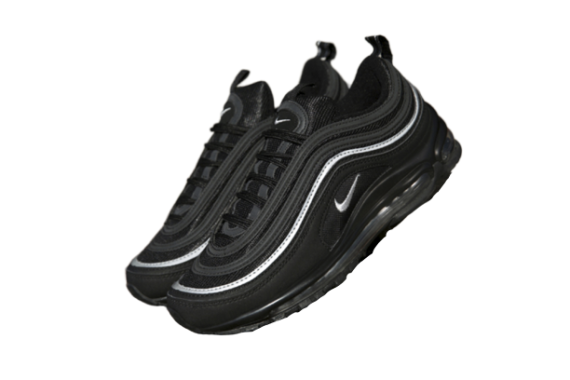 נעלי נייק-Nike air max 97 Black WHITE