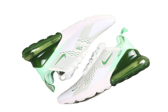 ⁦נעלי נייק-Nike air max 270 White Dark Green⁩ – תמונה ⁦2⁩