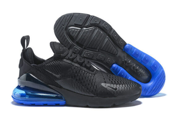 ⁦נעלי נייק-Nike air max 270 Black Blue⁩ – תמונה ⁦5⁩