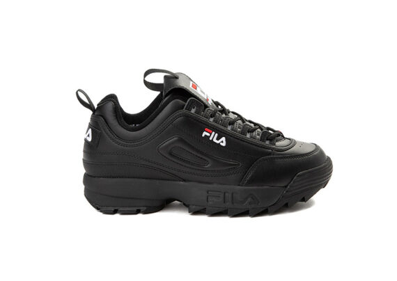 נעלי פילה-Fila Disruptor 2 Premium Athletic Shoes-BLACK