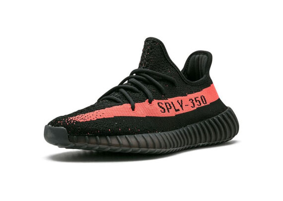 ⁦נעלי אדידס-ADIDAS 350 BLACK RED⁩ – תמונה ⁦3⁩