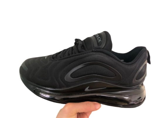 NIKE AIR MAX 720 BLACK-GRAY LOGO