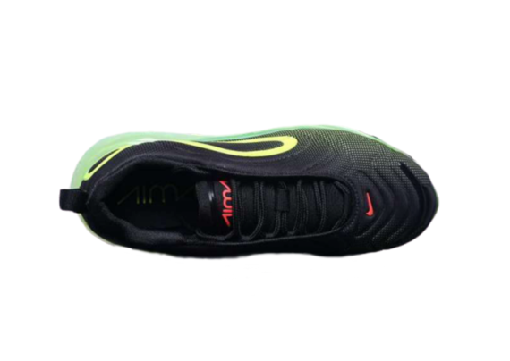 ⁦NIKE AIR MAX 720 BLACK - LIGHT GREEN⁩ – תמונה ⁦4⁩