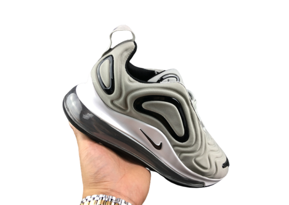 ⁦NIKE AIR MAX 720 BLACK LOGO - LIGHT GRAY⁩ – תמונה ⁦2⁩