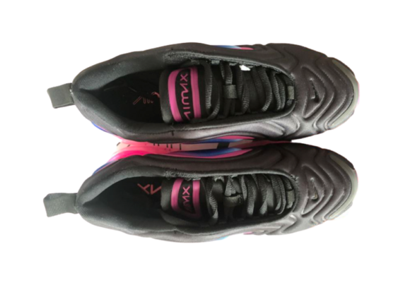 ⁦NIKE AIR MAX 720 BLACK-PINK BLUE⁩ – תמונה ⁦4⁩