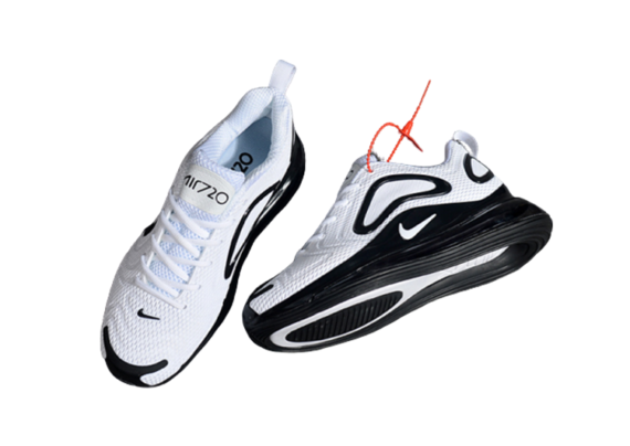 ⁦NIKE AIR MAX 720 BLACK- WHITE⁩ – תמונה ⁦4⁩