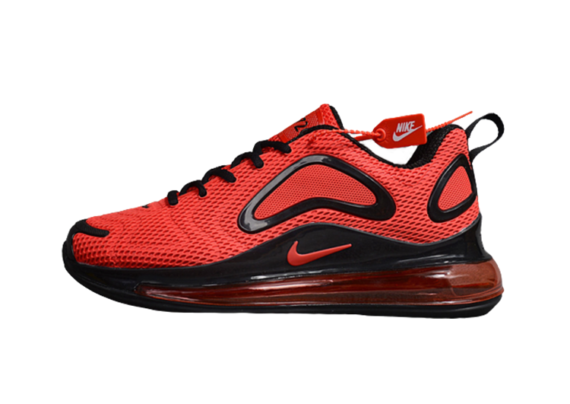 NIKE AIR MAX 720 RED - BLACK LOGO