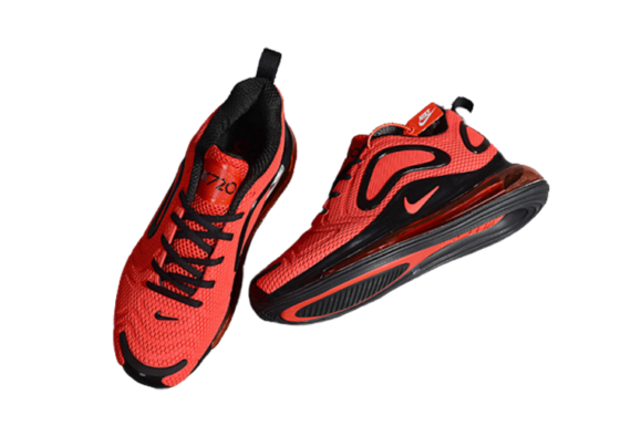 ⁦NIKE AIR MAX 720 RED - BLACK LOGO⁩ – תמונה ⁦4⁩