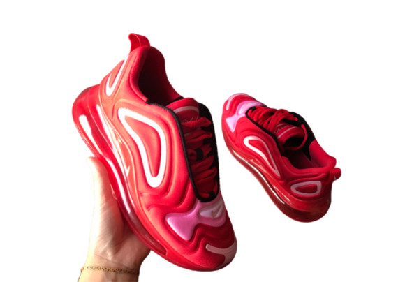 ⁦NIKE AIR MAX 720 RED-PINK⁩ – תמונה ⁦7⁩