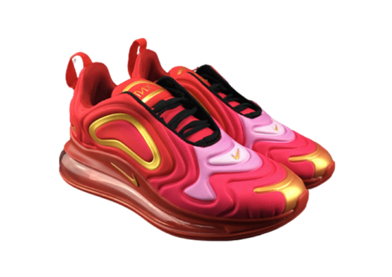 ⁦NIKE AIR MAX 720 RED - PINK - GOLDEN⁩ – תמונה ⁦3⁩