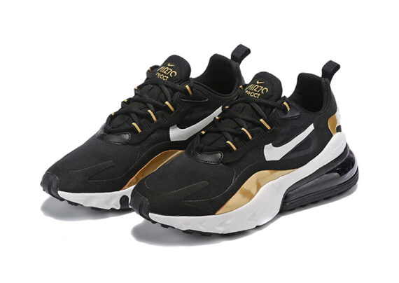 ⁦Nike Air Max 270 React GOLDEN-BLACK⁩ – תמונה ⁦4⁩