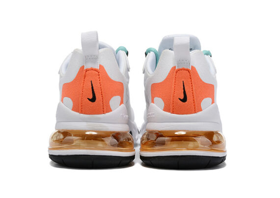 ⁦Nike Air Max 270 React LIGHT WHITE-ORANGE⁩ – תמונה ⁦3⁩