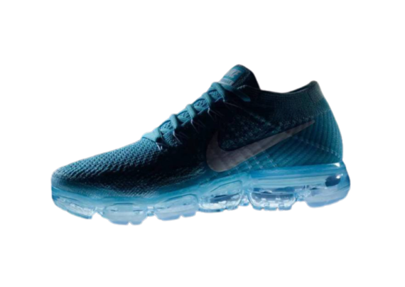 ⁦נעלי נייק-Nike Air Vapor Max Flyknit 2.0W LIGHT BLUE - WHITE LOGO⁩ – תמונה ⁦3⁩