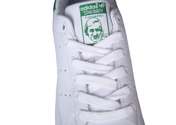 ⁦נעלי אדידס-ADIDAS Stan Smith - White Green Tail⁩ – תמונה ⁦6⁩