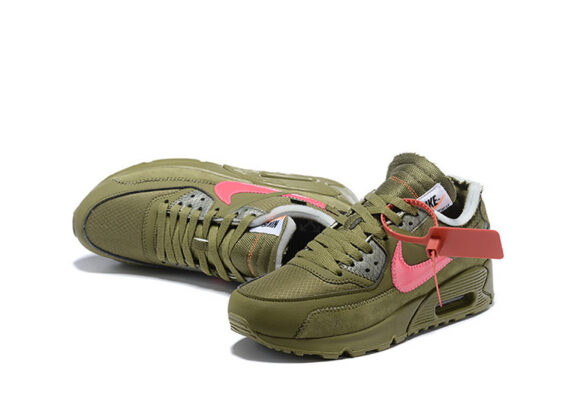 ⁦נעלי נייק-NIKE AIR MAX 2020-ARMY GREEN-ORANGE LOGO⁩ – תמונה ⁦3⁩