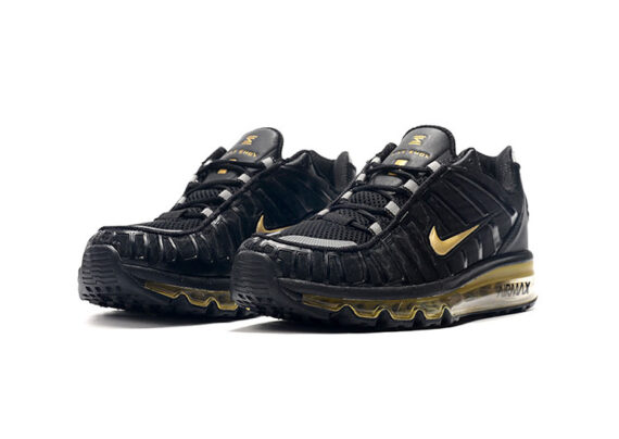 ⁦נעלי נייק-NIKE AIR MAX 2020-BLACK-GOLDEN LOGO⁩ – תמונה ⁦3⁩