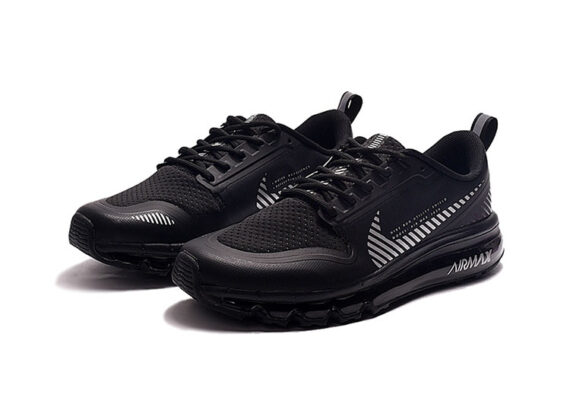 ⁦נעלי נייק-NIKE AIR MAX 2020-BLACK-WHITE LOGO⁩ – תמונה ⁦2⁩