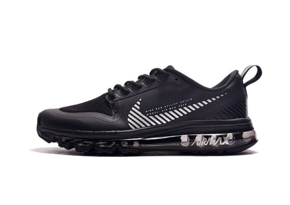 נעלי נייק-NIKE AIR MAX 2020-BLACK-WHITE LOGO