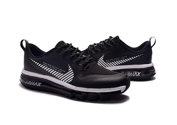 ⁦נעלי נייק-NIKE AIR MAX 2020-WHITE LOGO-BLACK⁩ – תמונה ⁦4⁩