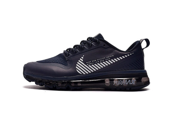 נעלי נייק-NIKE AIR MAX 2020-WHITE LOGO-NAVY BLUE