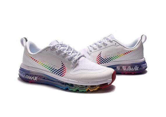 ⁦נעלי נייק-NIKE AIR MAX 2020-WHITE-MULTI COLOR LOGO⁩ – תמונה ⁦5⁩