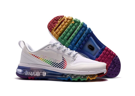 ⁦נעלי נייק-NIKE AIR MAX 2020-WHITE-MULTI COLOR LOGO⁩ – תמונה ⁦6⁩