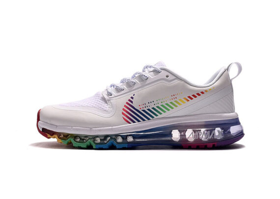 נעלי נייק-NIKE AIR MAX 2020-WHITE-MULTI COLOR LOGO