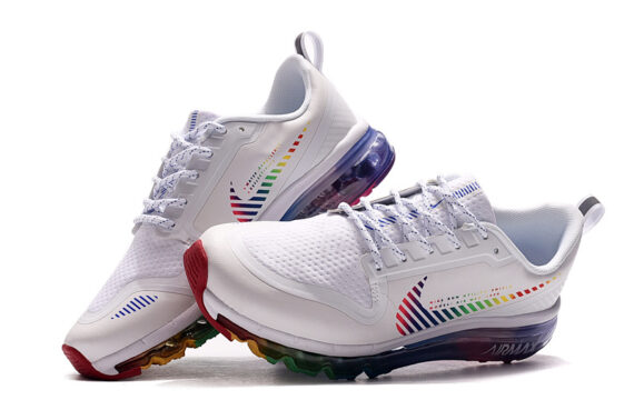 ⁦נעלי נייק-NIKE AIR MAX 2020-WHITE-MULTI COLOR LOGO⁩ – תמונה ⁦4⁩