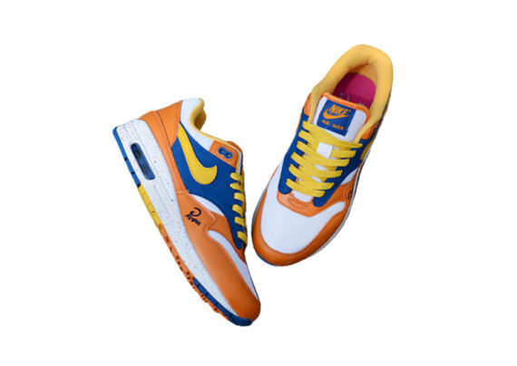 ⁦נעלי נייק-NIKE AIR MAX 2020-WHITE-ORANGE -YELLOW⁩ – תמונה ⁦6⁩