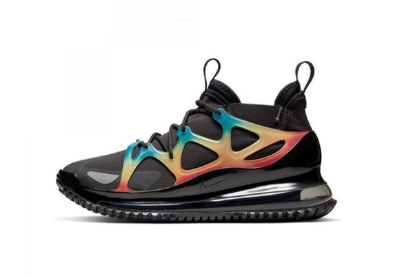 NIKE AIR MAX 720 BLACK- MULTI COLOR