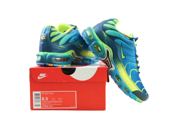 ⁦נעלי נייק-NIKE AIR MAX PLUS TN-BLUE-GREEN⁩ – תמונה ⁦3⁩