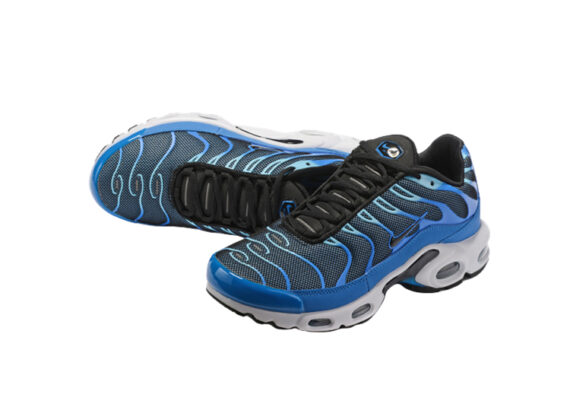 ⁦נעלי נייק-NIKE AIR MAX PLUS TN-BLUE-BLACK LOGO⁩ – תמונה ⁦3⁩