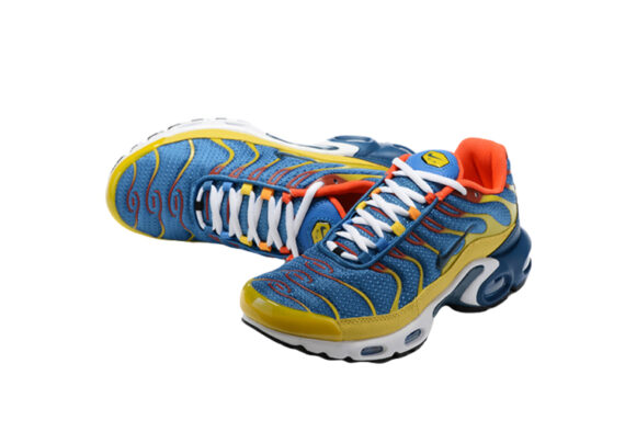 ⁦נעלי נייק-NIKE AIR MAX PLUS TN-ORANGE-YELLOW-BLUE⁩ – תמונה ⁦4⁩