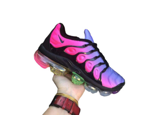 ⁦נעלי נייק-NIKE AIR MAX PLUS TN-PINK-BLACK-BLUE⁩ – תמונה ⁦3⁩