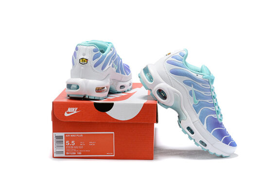 ⁦נעלי נייק-NIKE AIR MAX PLUS TN-WHITE-CAROLINA BLUE⁩ – תמונה ⁦5⁩