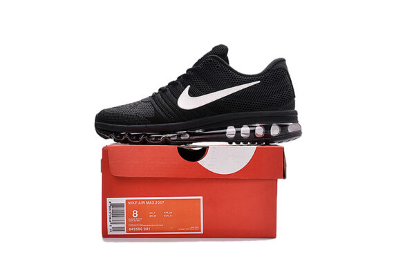 ⁦נעלי נייק-Nike Air Max 2017- BLACK- WHITE⁩ – תמונה ⁦5⁩