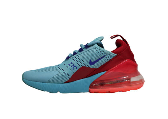 נעלי נייק-Nike Air Max 270 FOUNTAIN BLUE-FIRE BRICK