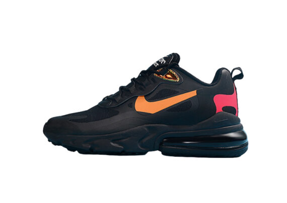 Nike Air Max 270 React BLACK- ORANGE